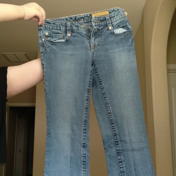 Vintage Y2K Seven7 Low Rise Classic Flare Jeans - Picture 1 of 6